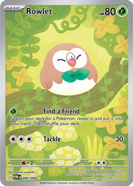 Rowlet 090/088 - Mega Evolução – Equilíbrio Perfeito (ME03: Perfect Order)