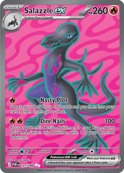Salazzle ex 101/088 - Mega Evolução – Equilíbrio Perfeito (ME03: Perfect Order)