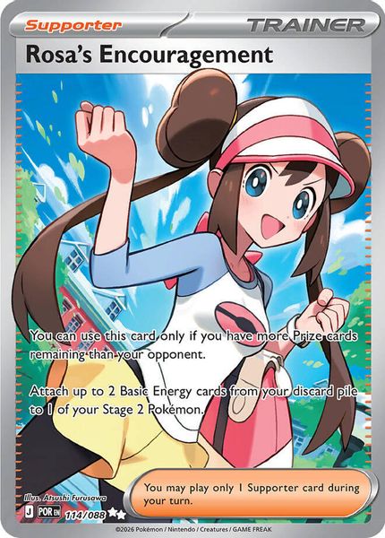 Rosa's Encouragement 114/088 - Mega Evolução – Equilíbrio Perfeito (ME03: Perfect Order)