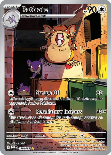Raticate 099/088 - Mega Evolução – Equilíbrio Perfeito (ME03: Perfect Order)