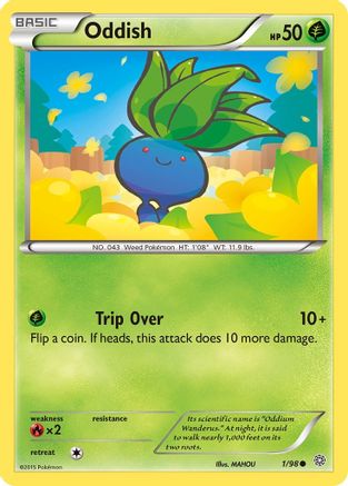 XY - Ancient Origins Oddish #1