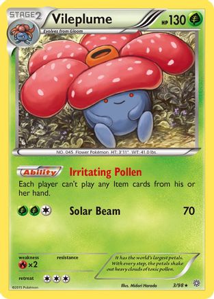 XY - Ancient Origins Vileplume #3