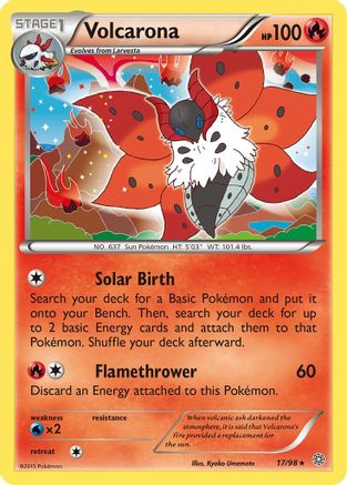 XY - Ancient Origins Volcarona (17) #17