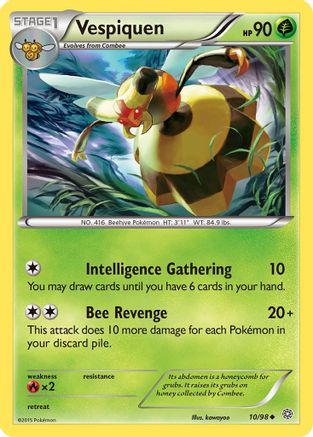XY - Ancient Origins Vespiquen (10) #10