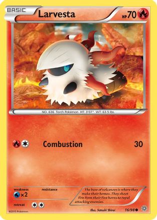 XY - Ancient Origins Larvesta #16