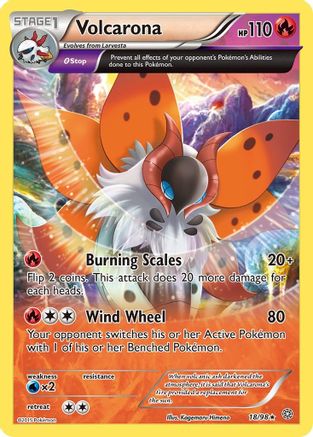 XY - Ancient Origins Volcarona (18) #18