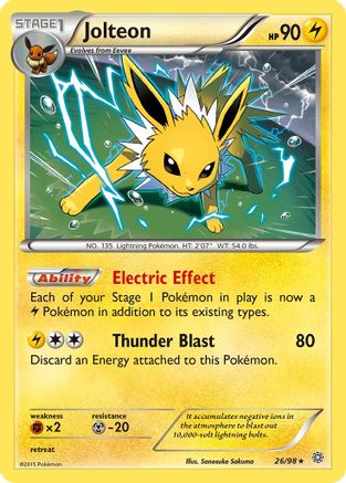 XY - Ancient Origins Jolteon #26
