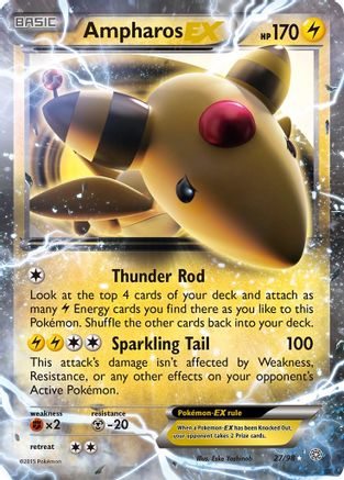 XY - Ancient Origins Ampharos EX #27