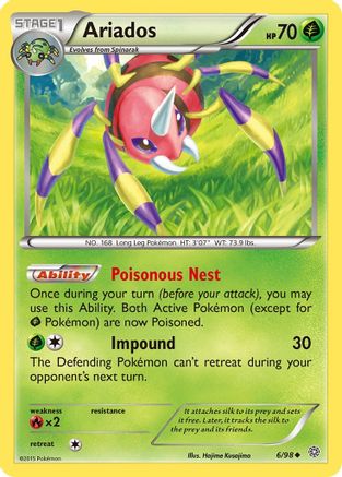 XY - Ancient Origins Ariados #6