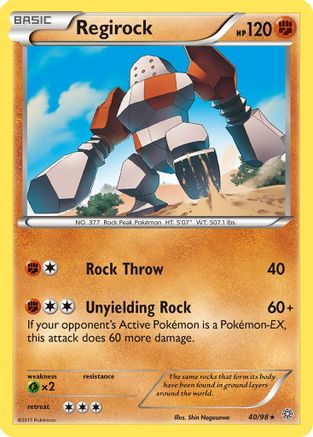 XY - Ancient Origins Regirock #40