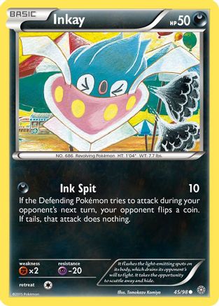 XY - Ancient Origins Inkay #45