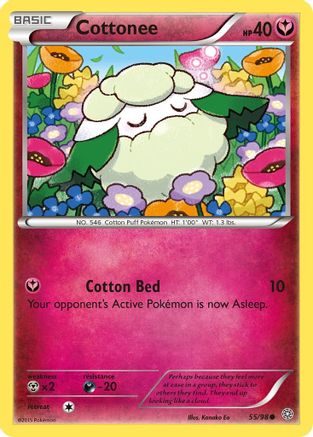 XY - Ancient Origins Cottonee #55