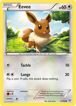 XY - Ancient Origins Eevee #63