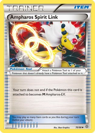 XY - Ancient Origins Ampharos Spirit Link #70