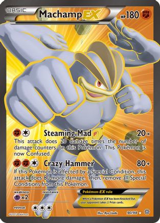 XY - Ancient Origins Machamp EX (90 Full Art) #90