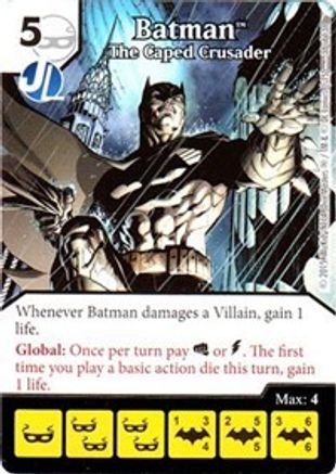 Batman - The Caped Crusader - Justice League - Dice Masters