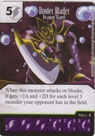 Yu-Gi-Oh Dice Masters CUR Buster Blader Dice Included 