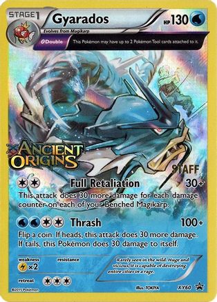 XY Promos Gyarados - XY60 (Prerelease) [Staff] #XY60