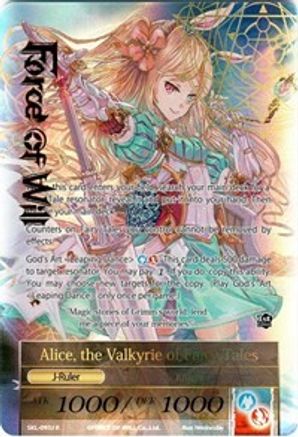 Alice, the Girl in the Looking Glass // Alice, the Valkyrie of Fairy Tales  (Full Art)