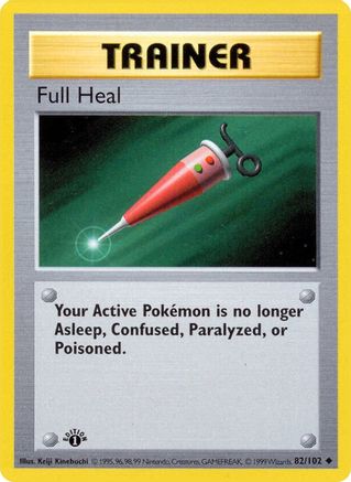 Base Set (Shadowless) Full Heal #082