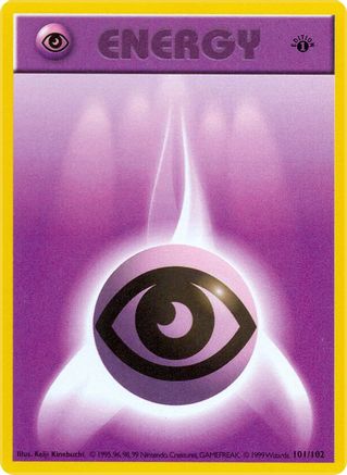 Base Set (Shadowless) Psychic Energy #101