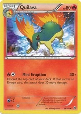 XY - BREAKthrough Quilava #19