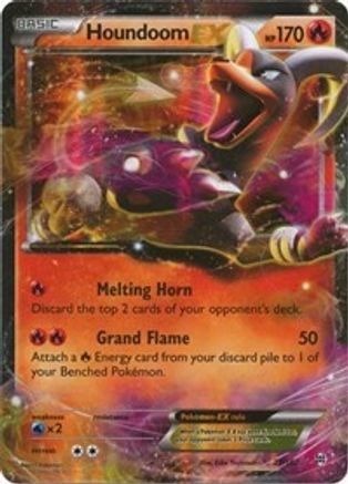 XY - BREAKthrough Houndoom EX #21