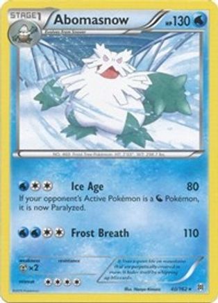 XY - BREAKthrough Abomasnow #40