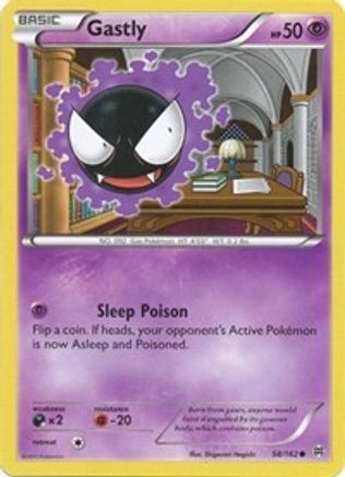 XY - BREAKthrough Gastly #58