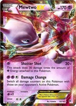 XY - BREAKthrough Mewtwo EX (62) #62