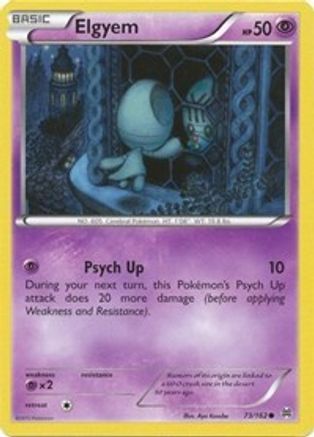 XY - BREAKthrough Elgyem #73