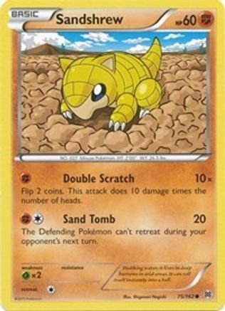 XY - BREAKthrough Sandshrew #75