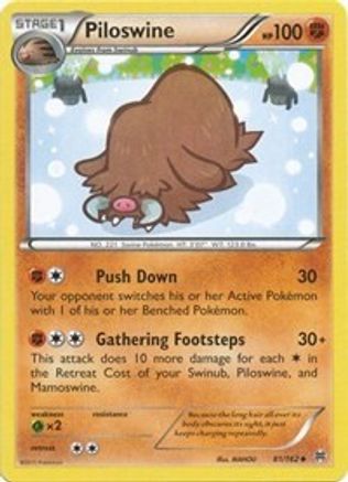 XY - BREAKthrough Piloswine #81