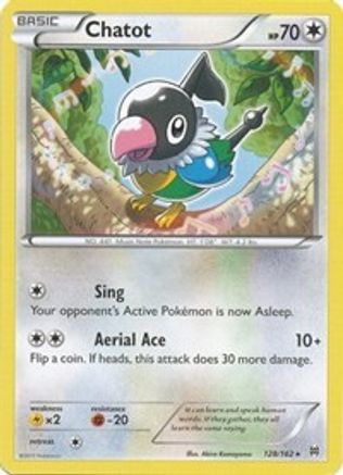 XY - BREAKthrough Chatot #128