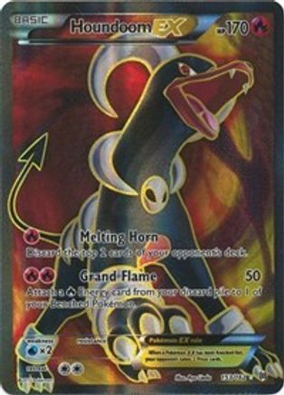 XY - BREAKthrough Houndoom EX (Full Art) #153