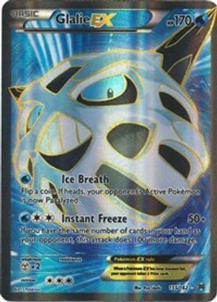 XY - BREAKthrough Glalie EX (Full Art) #155