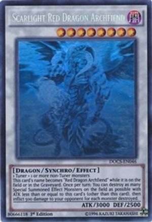 Scarlight Red Archfiend (Ghost - Dimension Chaos - YuGiOh