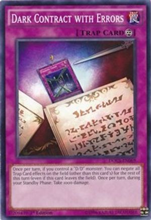 Dark Contract With Errors Dimension Of Chaos Yugioh