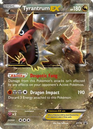 XY Promos Tyrantrum EX #XY70