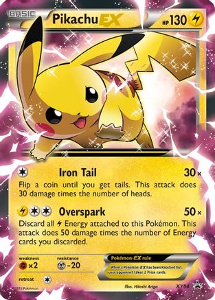 XY Promos Pikachu EX #XY84