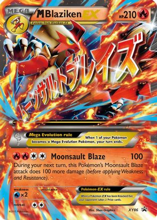 XY Promos M Blaziken EX #XY86
