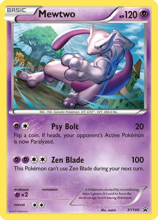 XY Promos Mewtwo #XY100