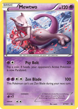 XY Promos Mewtwo #XY101