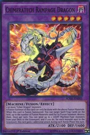 Details about   6x Chimeratech Rampage Dragon Yu-Gi-Oh Cards LED3-EN019 1st Edition Mint 