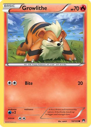 XY - BREAKpoint Growlithe #10