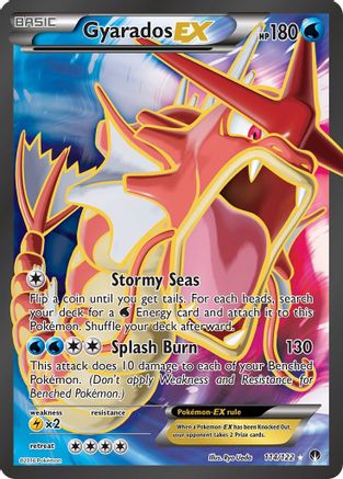 XY - BREAKpoint Gyarados EX (Full Art) #114