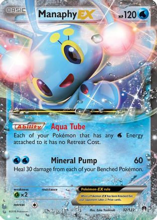 XY - BREAKpoint Manaphy EX #32