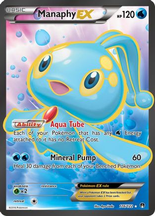 XY - BREAKpoint Manaphy EX (Full Art) #116