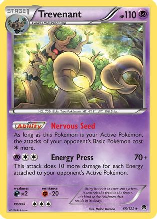 XY - BREAKpoint Trevenant #65