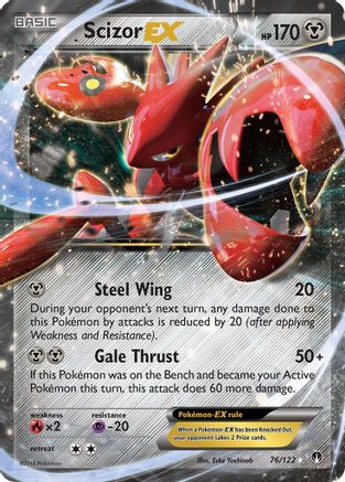 XY - BREAKpoint Scizor EX #76